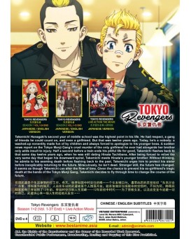 ENG DUB * TOKYO REVENGERS SEASON 1+2 + LIVE ACTION MOVIE